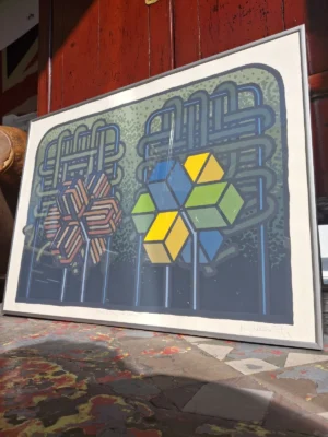 1977 Arthur Watson PPRSA 'Rites Of Spring' Framed Screen Print. Ltd Ed 35/50.